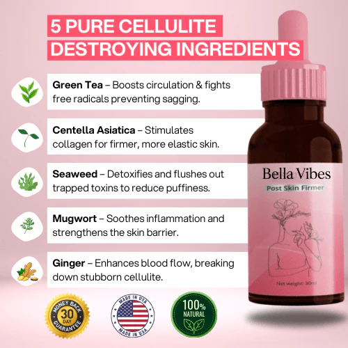 Bella Vibes™ Post Reafirmante de Piel