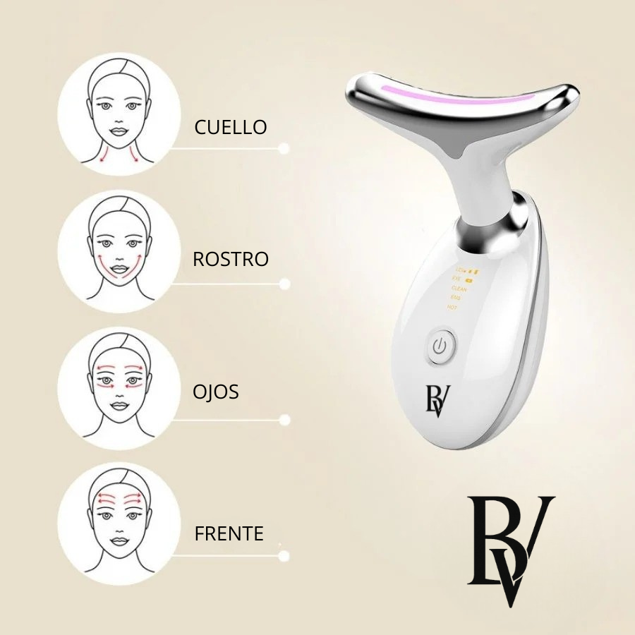 Bella Vibes™ Tonificador & Rejuvenecedor de rostro 3 en 1